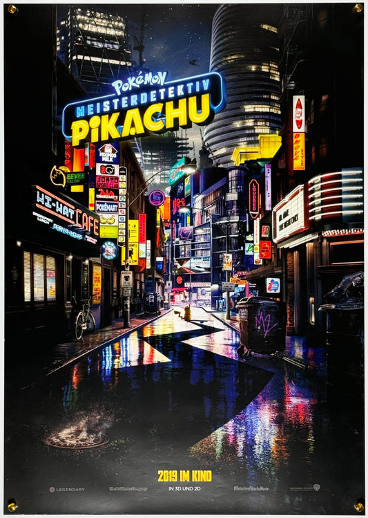 『名探偵ピカチュウ』 映画 ポスター ドイツ オリジナル [1501]