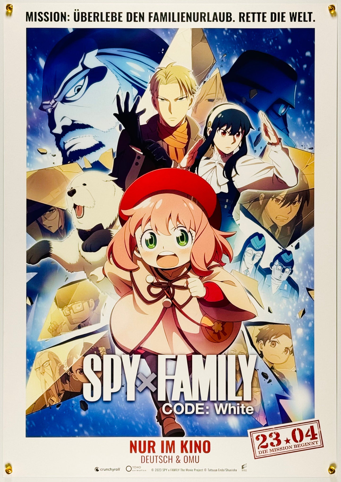 『劇場版 Spy x Family Code: White』 映画 ポスター ドイツ オリジナル [1509]