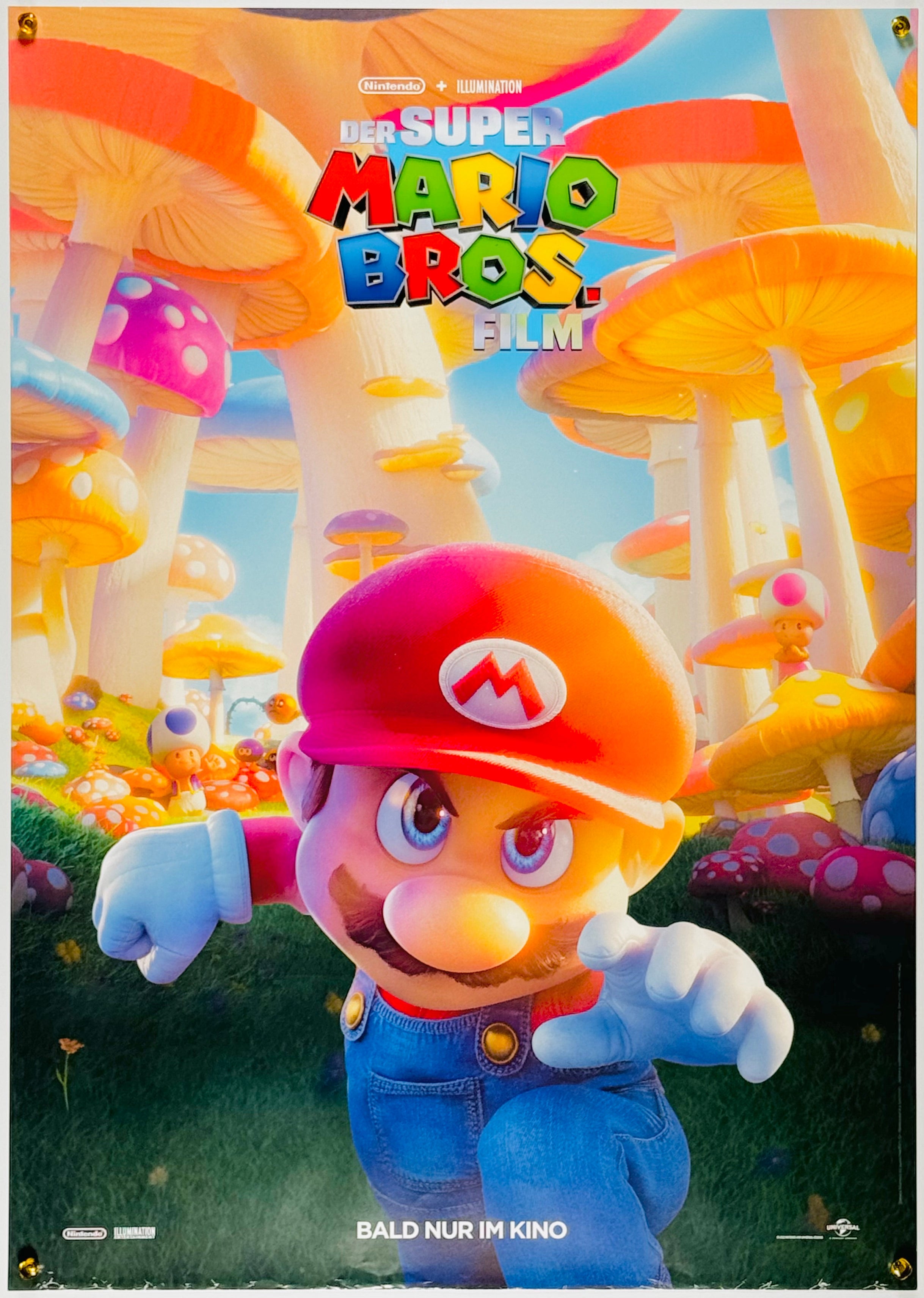 Amazon.co.jp: 希少ロール保管 A1ドイツ劇場用ポスター ザ・スーパーマリオ The ポスタースーパーマリオ Bros映画 Mario Super ポスター