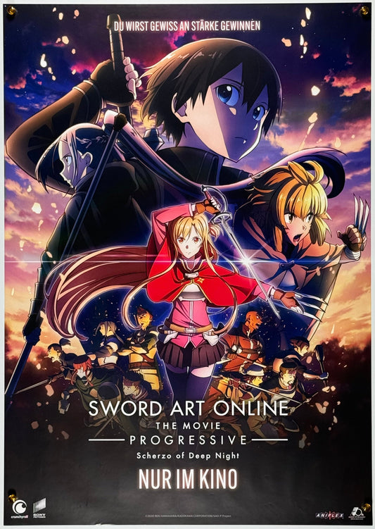 『劇場版 ソードアート・オンライン -プログレッシブ- 冥き夕闇のスケルツォ』 映画 ポスター ドイツ オリジナル [1513]