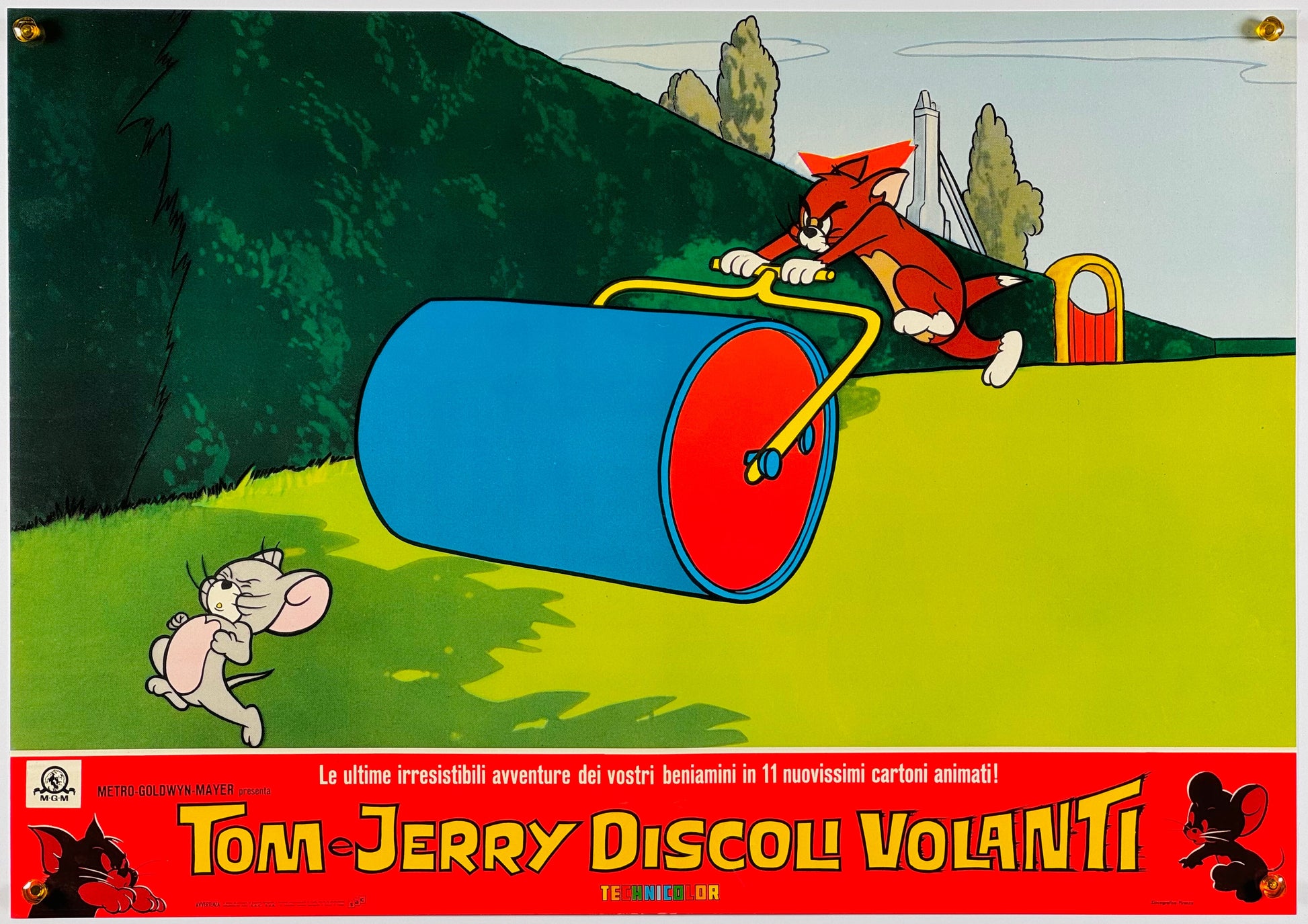 『トムとジェリー Discoli Volanti』 映画 ポスター イタリア オリジナル [1533]