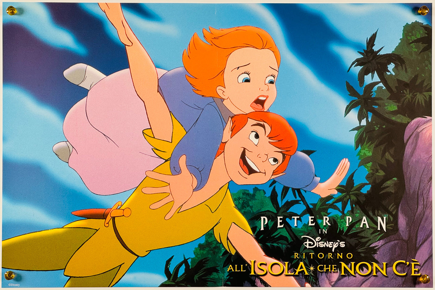 『ピーター・パン2 ネバーランドの秘密』 映画 ポスター イタリア オリジナル [1544]