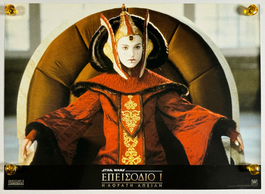 『スター・ウォーズ／ファントム・メナス (エピソード1)』 映画 ロビーカード ギリシャ オリジナル [1569]