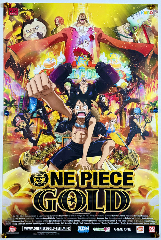 『ONE PIECE FILM GOLD』 映画 ポスター フランス オリジナル [156]