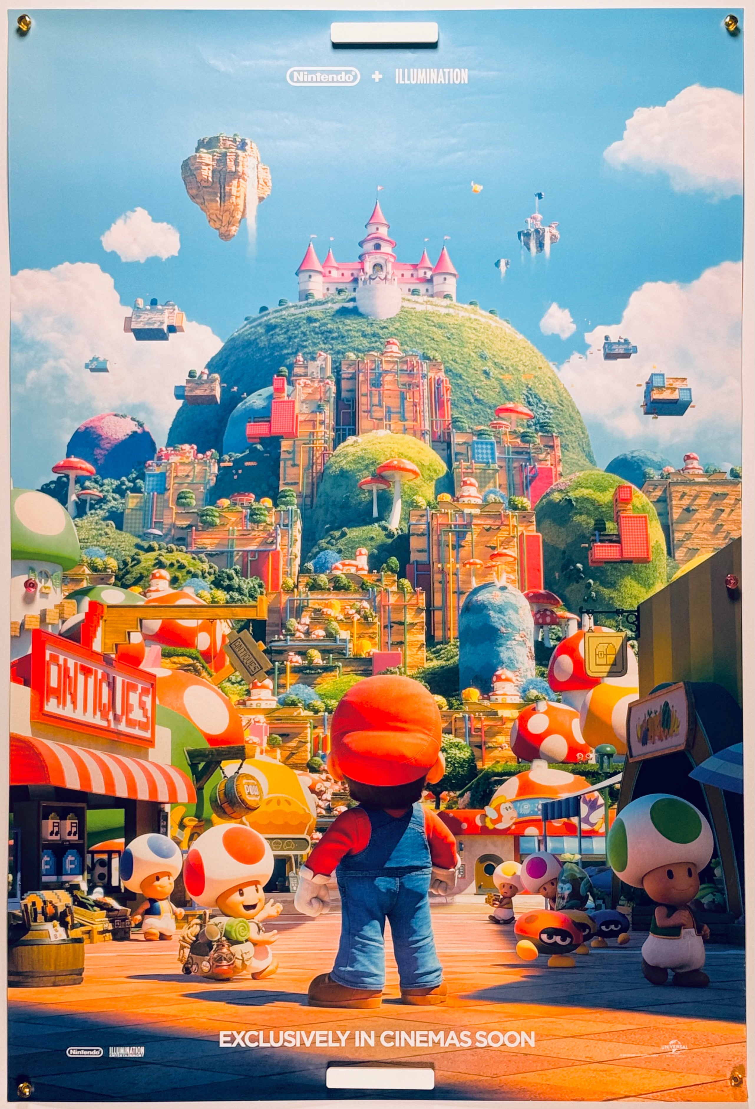 ザ・スーパーマリオ A1ドイツ オリジナル 劇場用 映画ポスター 希少 任天堂 ザ・スーパーマリオブラザーズ・ムービー』 海外アニメ アメリカ