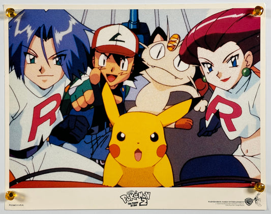 『劇場版ポケットモンスター 幻のポケモン ルギア爆誕』 映画 ロビーカード アメリカ オリジナル [1580]
