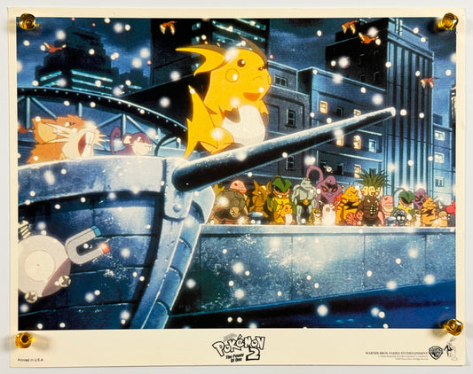 『劇場版ポケットモンスター 幻のポケモン ルギア爆誕』 映画 ロビーカード アメリカ オリジナル [1583]