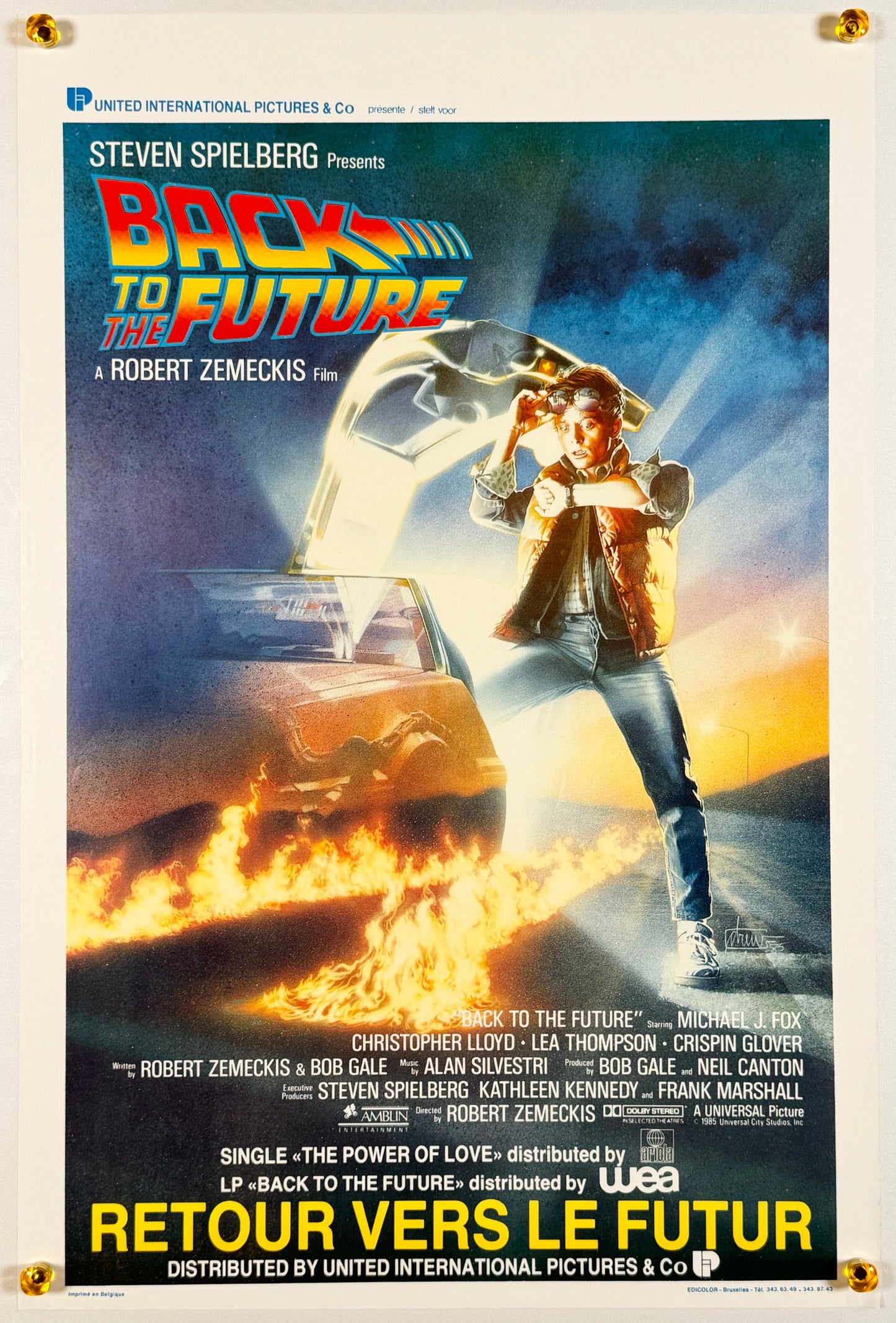 『バック・トゥ・ザ・フューチャー』 映画 ポスター ベルギー オリジナル [160]