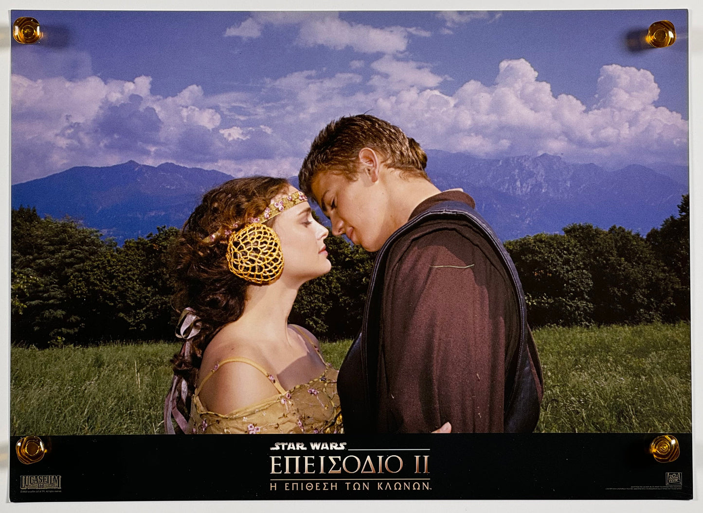 『スター・ウォーズ エピソード2/クローンの攻撃』 映画 ロビーカード ギリシャ オリジナル [1613]