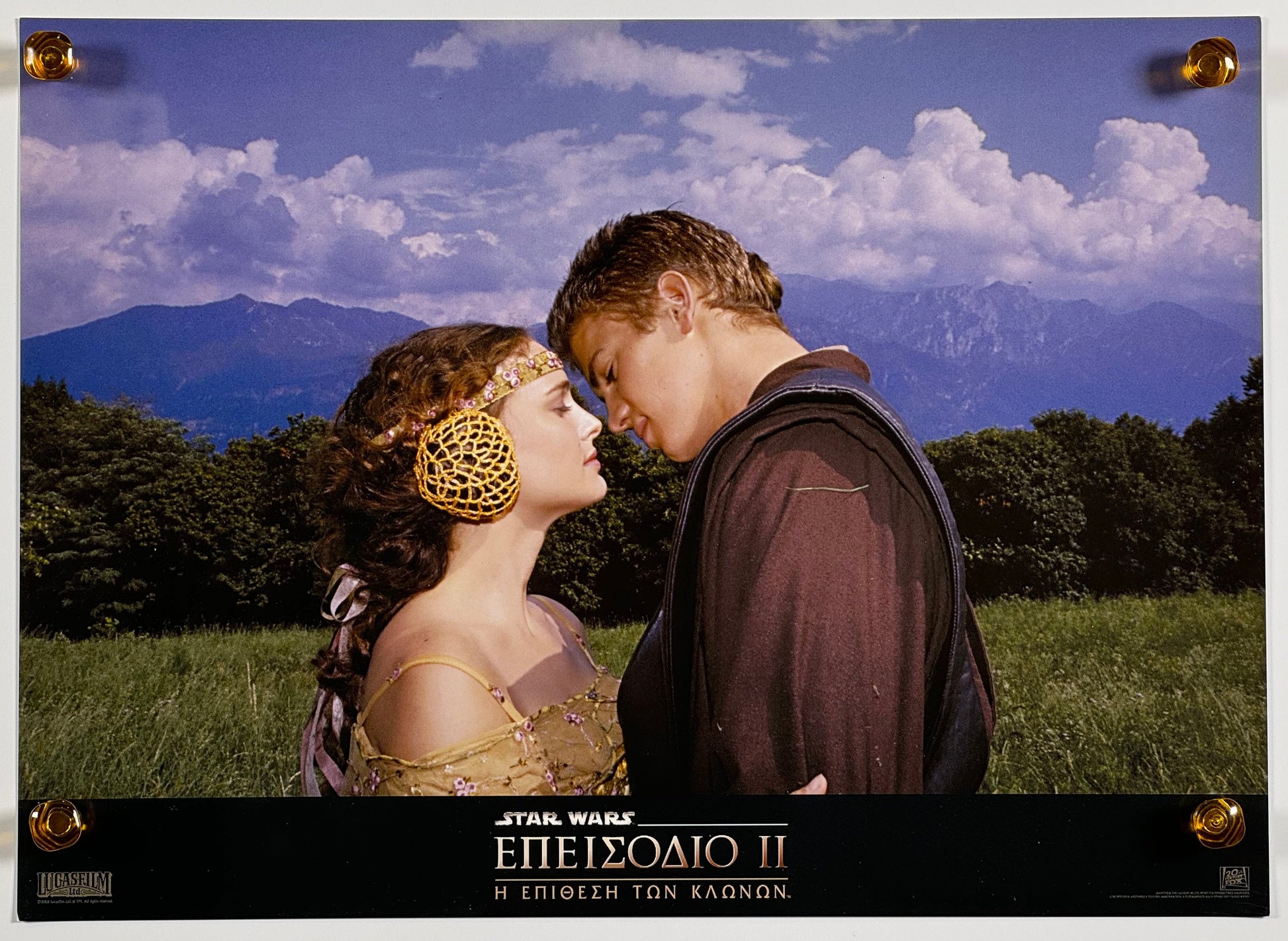 『スター・ウォーズ エピソード2/クローンの攻撃』 映画 ロビーカード ギリシャ オリジナル [1613]