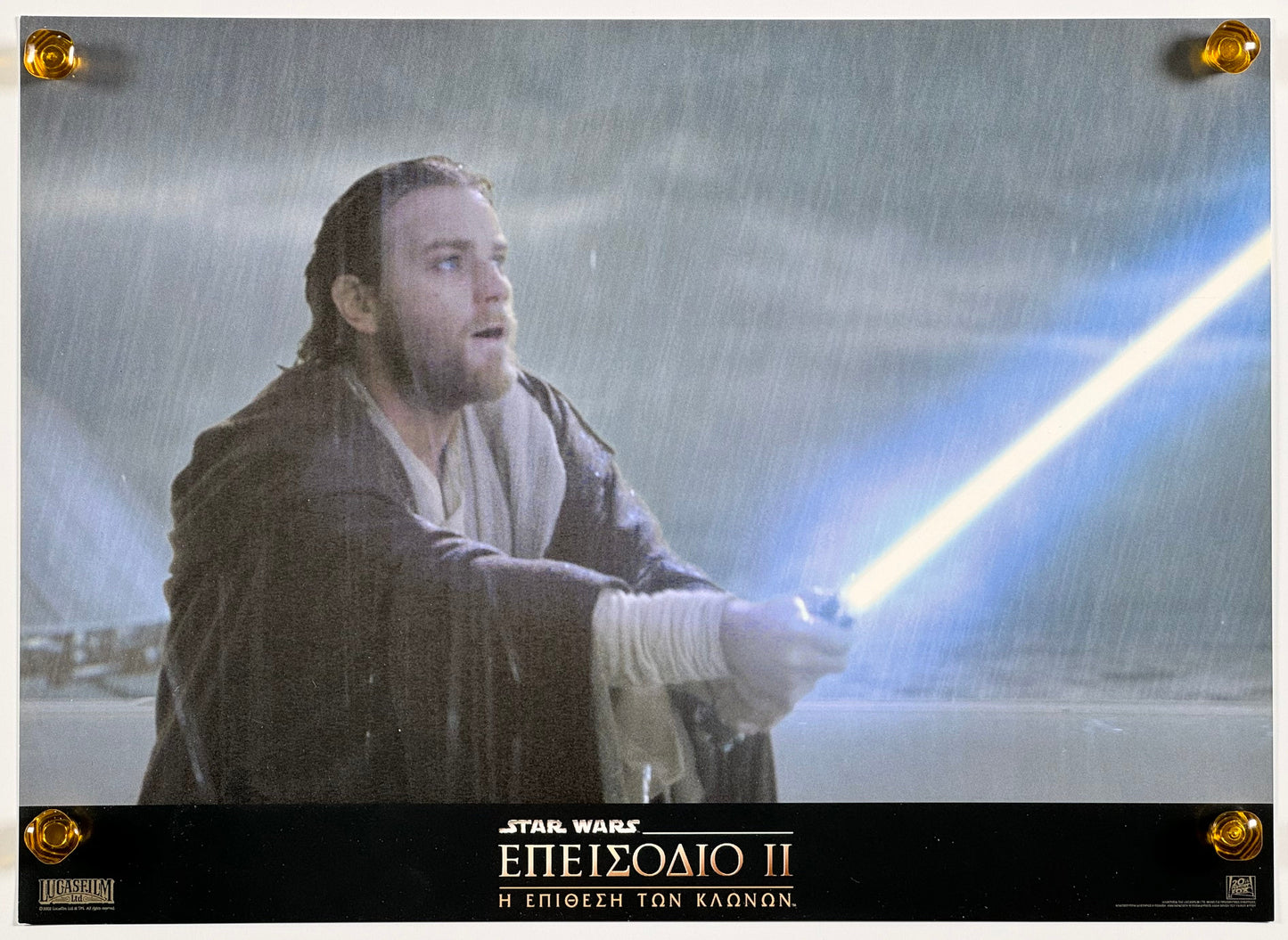 『スター・ウォーズ エピソード2/クローンの攻撃』 映画 ロビーカード ギリシャ オリジナル [1614]