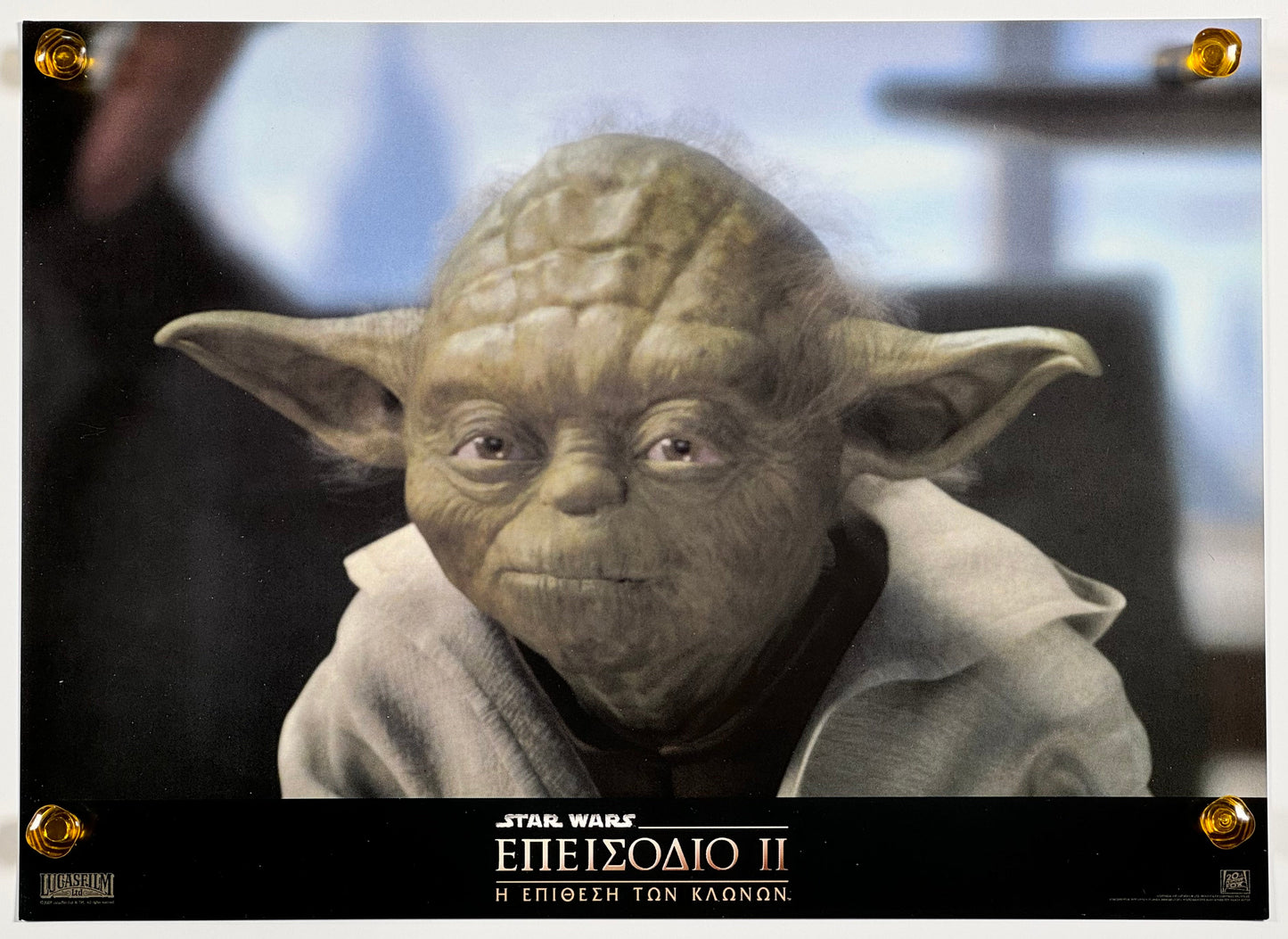 『スター・ウォーズ エピソード2/クローンの攻撃』 映画 ロビーカード ギリシャ オリジナル [1616]