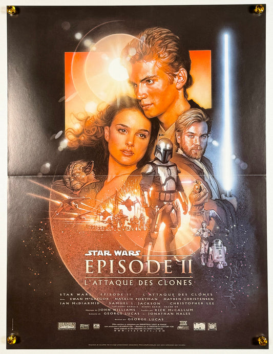 『スター・ウォーズ エピソード2/クローンの攻撃』 映画 ポスター フランス オリジナル [163]