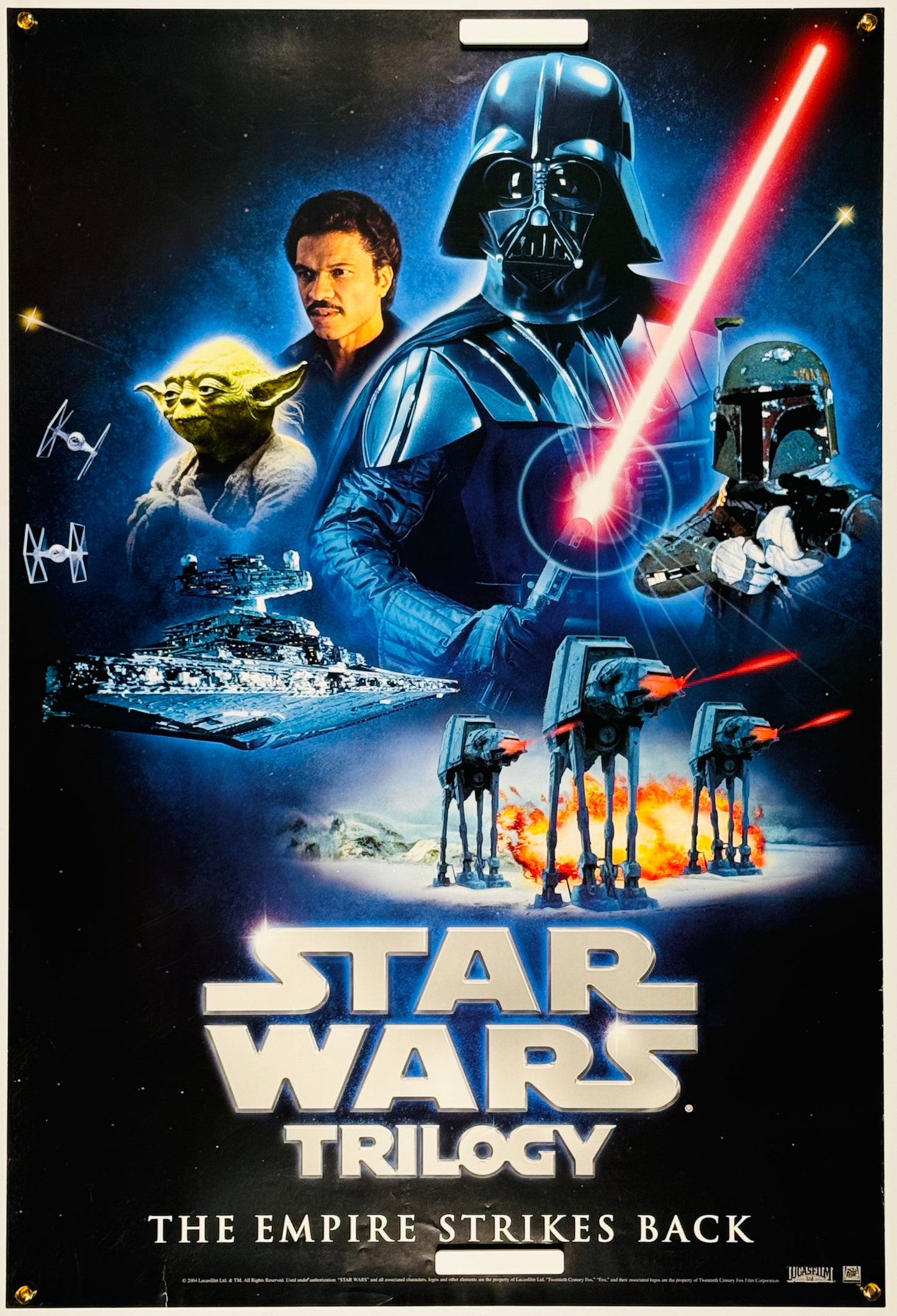 『スター・ウォーズ トリロジー VHS』 販促ポスター アメリカ オリジナル [1642]