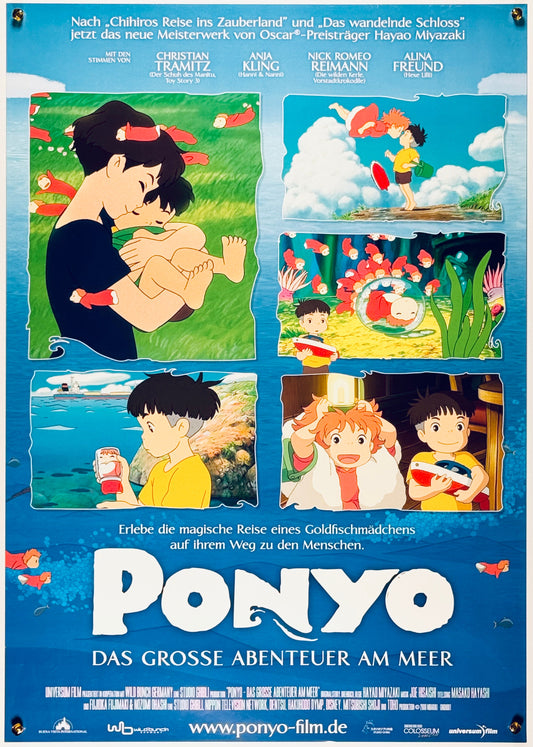 『崖の上のポニョ』 映画 ポスター ドイツ オリジナル [1646]