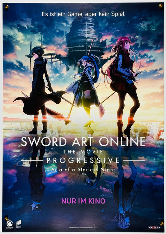 『劇場版 ソードアート・オンライン -プログレッシブ- 星なき夜のアリア』 映画 ポスター ドイツ オリジナル [1650]