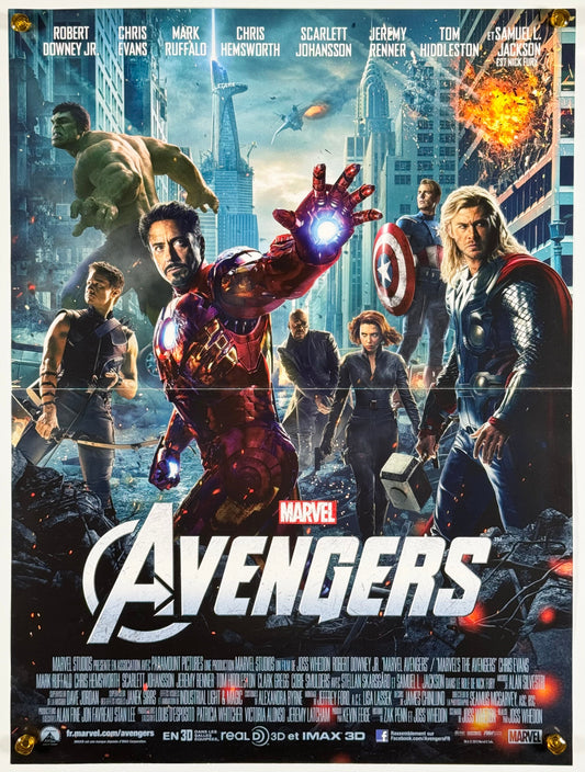 『アベンジャーズ』 映画 ポスター フランス オリジナル [1653]