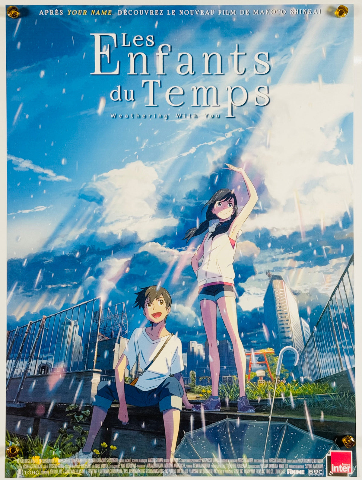 天気の子』 国内アニメ フランス - 海外版映画ポスター専門店 - – Fine 