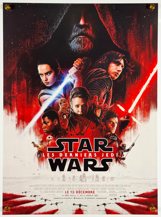 『スター・ウォーズ/最後のジェダイ』 映画 ポスター フランス オリジナル [1656]
