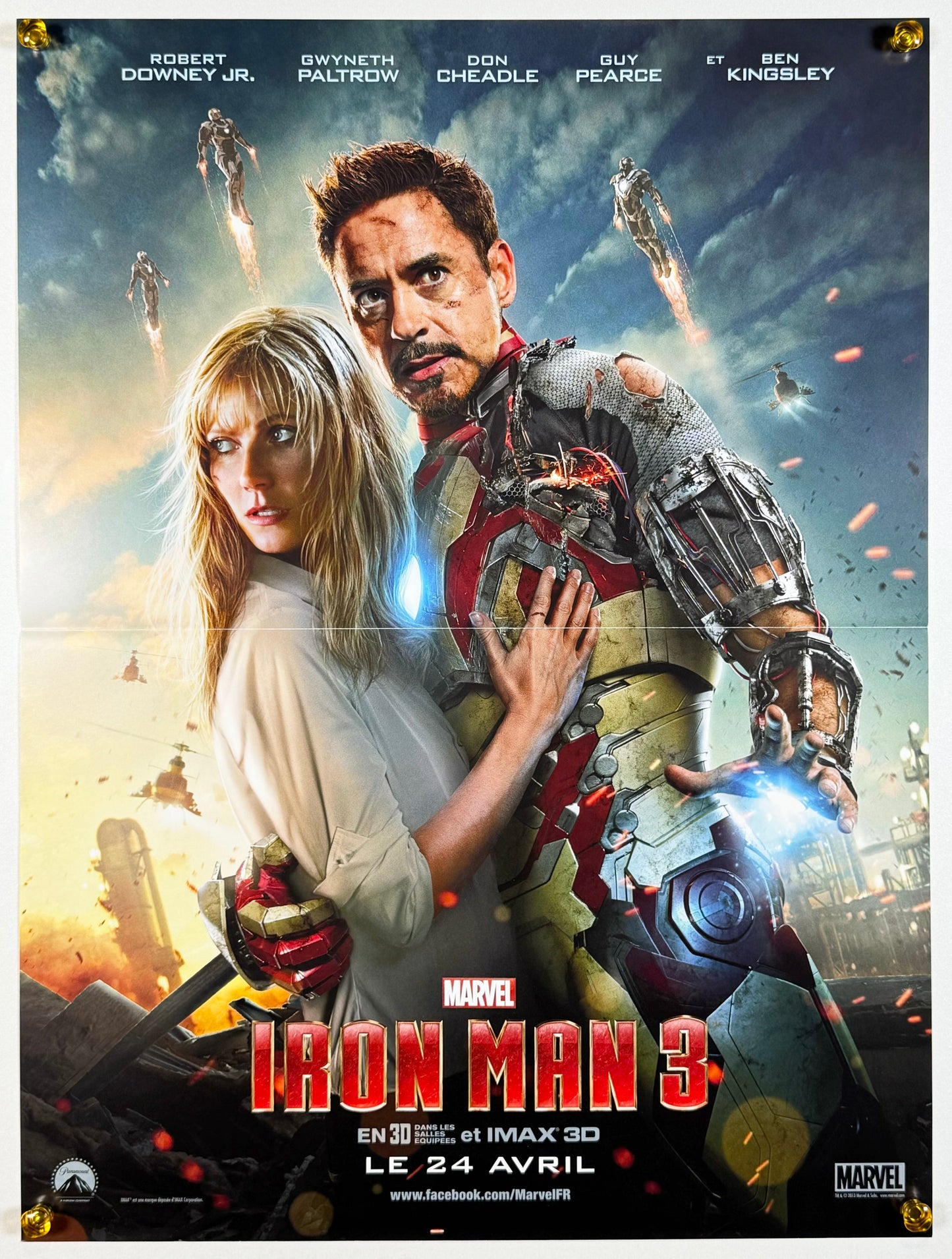 『アイアンマン3』 映画 ポスター フランス オリジナル [167]