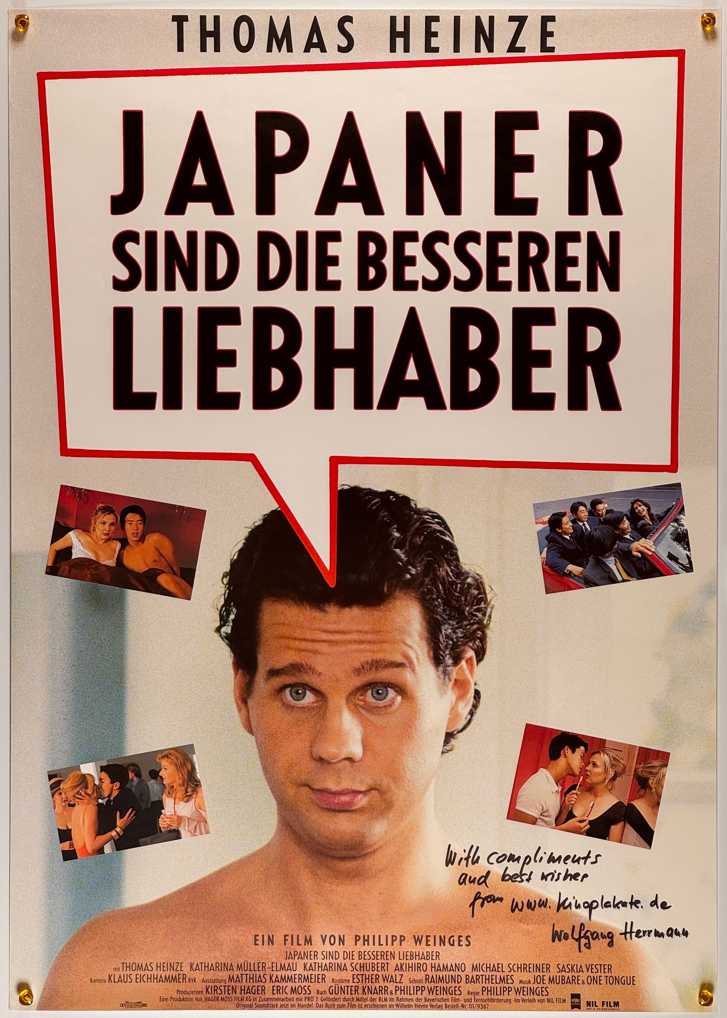 『Japaner sind die besseren Liebhaber』 映画 ポスター ドイツ オリジナル [1681]