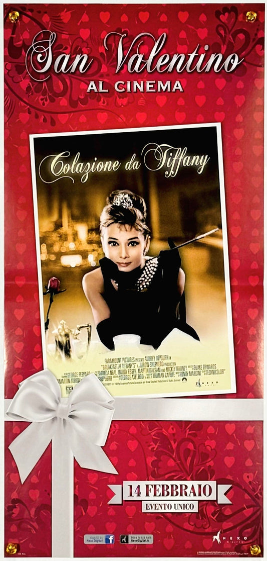 『ティファニーで朝食を』 映画 ポスター イタリア オリジナル [1690]