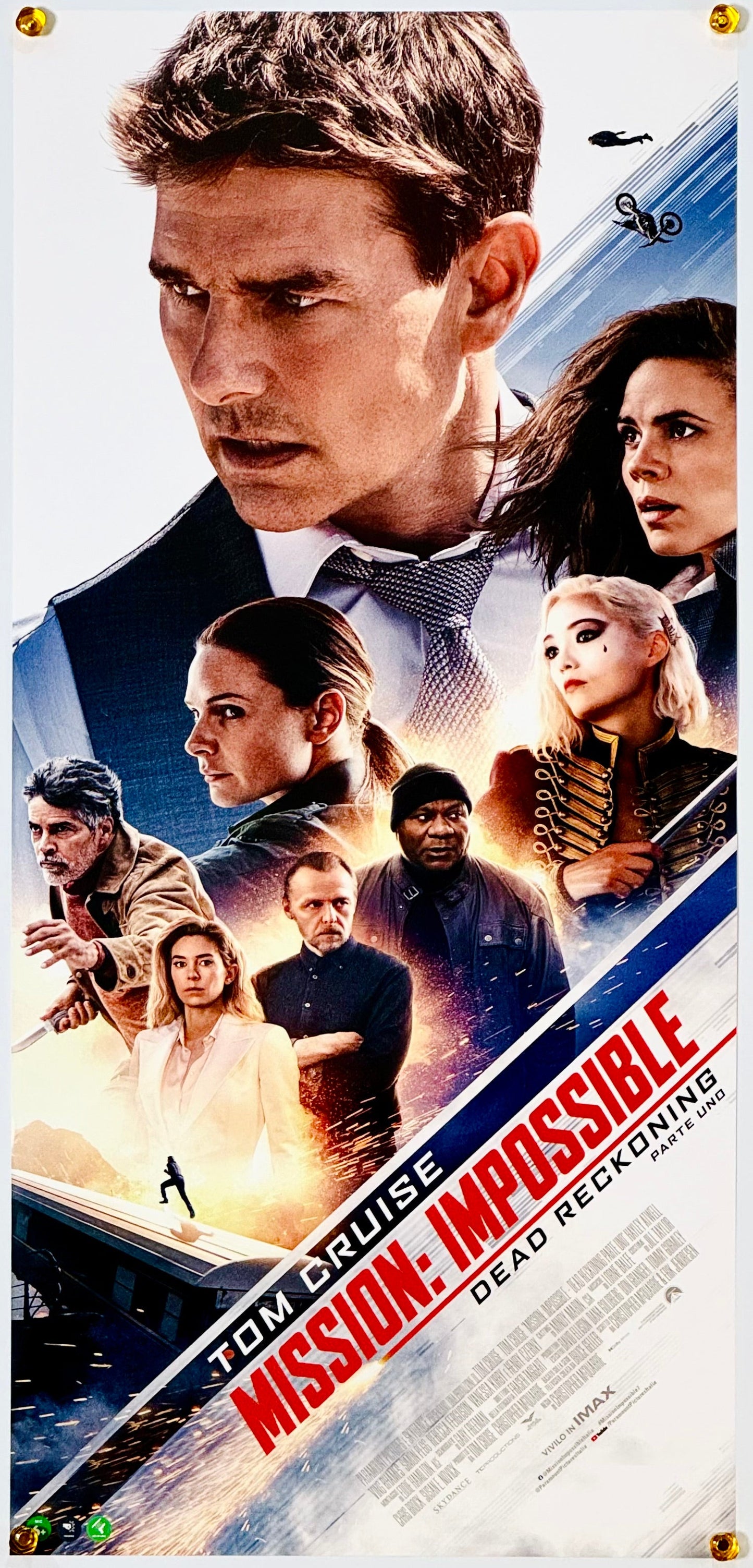 『ミッション・インポッシブル デッドレコニング PART ONE』 映画 ポスター イタリア オリジナル [1696]