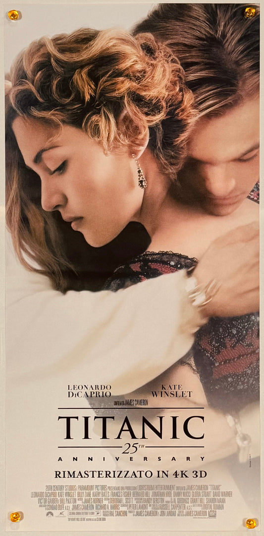 『タイタニック 4Kリマスター3D上映』 映画 ポスター イタリア オリジナル [1697]