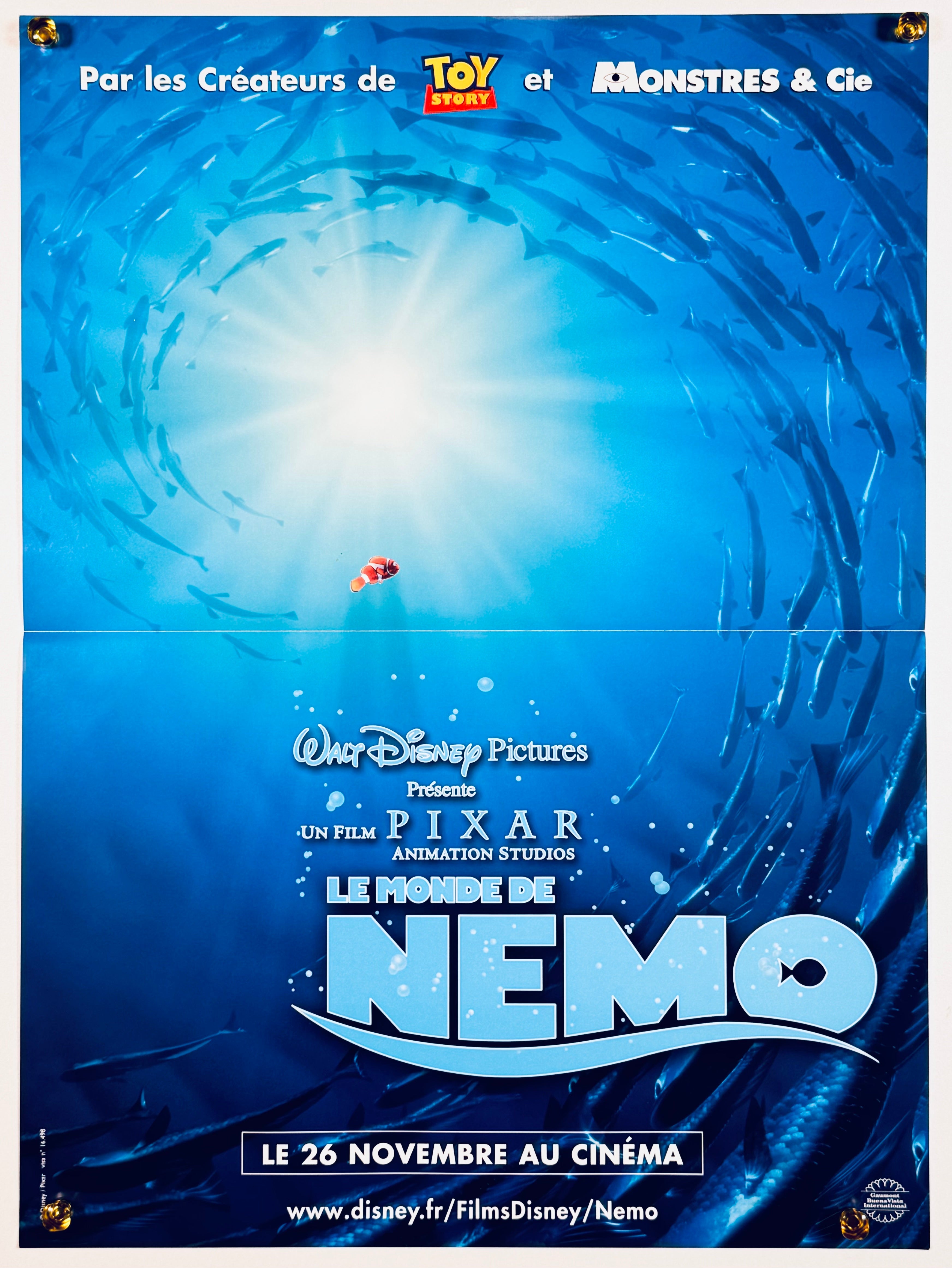 ファインディング・ニモ』 海外アニメ フランス - 海外版映画ポスター