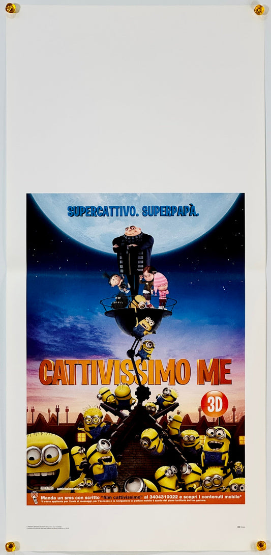 『怪盗グルーの月泥棒 3D』 映画 ポスター イタリア オリジナル [1700]