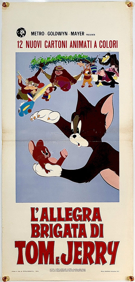 『トムとジェリー L'allegra brigata di Tom e Jerry』 映画 ポスター イタリア オリジナル [1705]