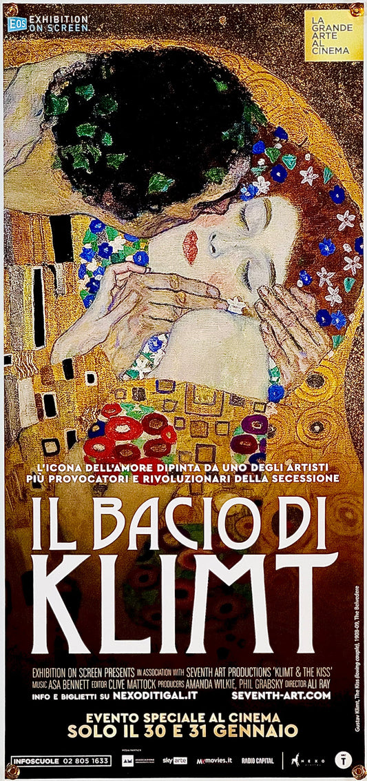 『クリムトと「接吻」 Klimt & The Kiss』 映画 ポスター イタリア オリジナル [1712]