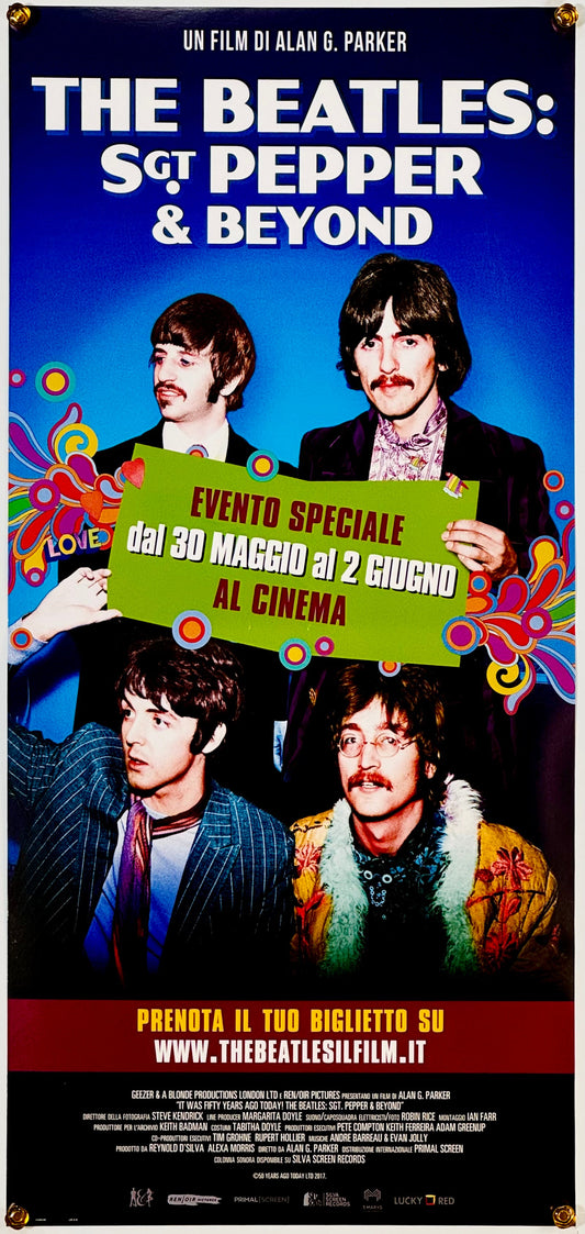 『The Beatles Sgt. Pepper & Beyond ビートルズ』 映画 ポスター イタリア オリジナル [1715]