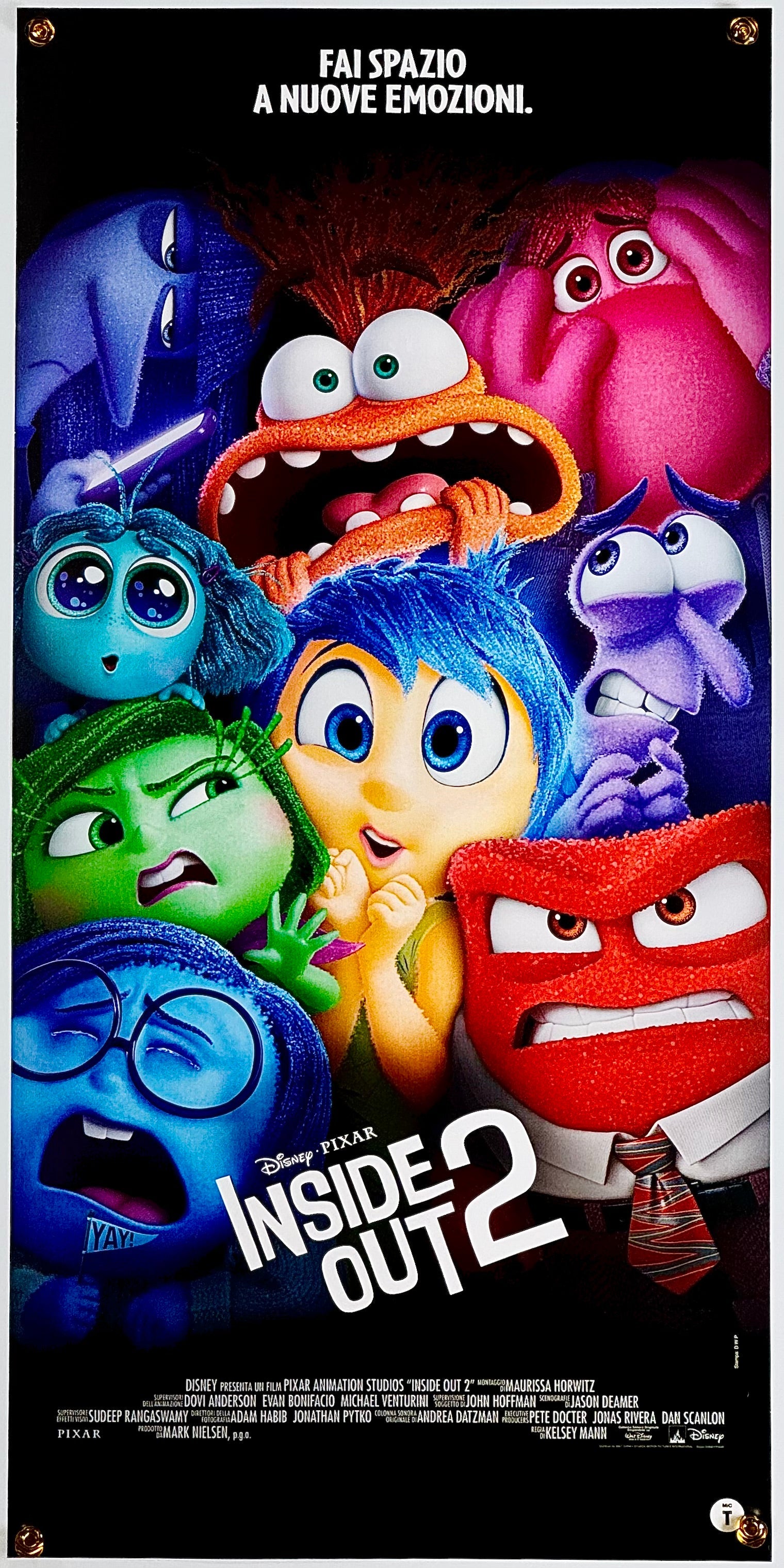 『インサイド・ヘッド2』 海外アニメ イタリア - 海外版映画ポスター専門店 - – Fine select Alchemi