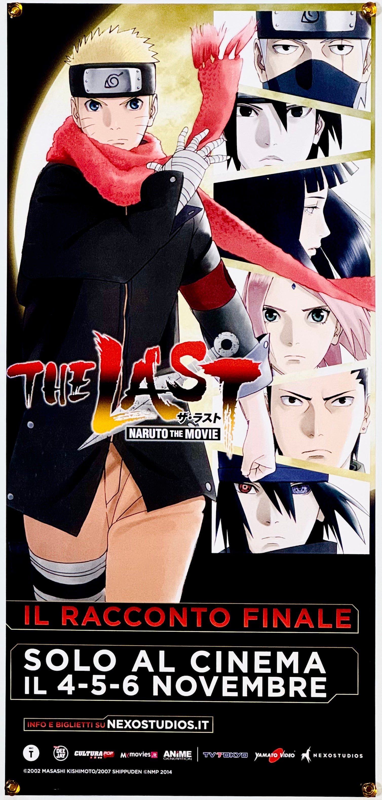『THE LAST NARUTO THE MOVIE ナルト』 映画 ポスター イタリア オリジナル [1733]