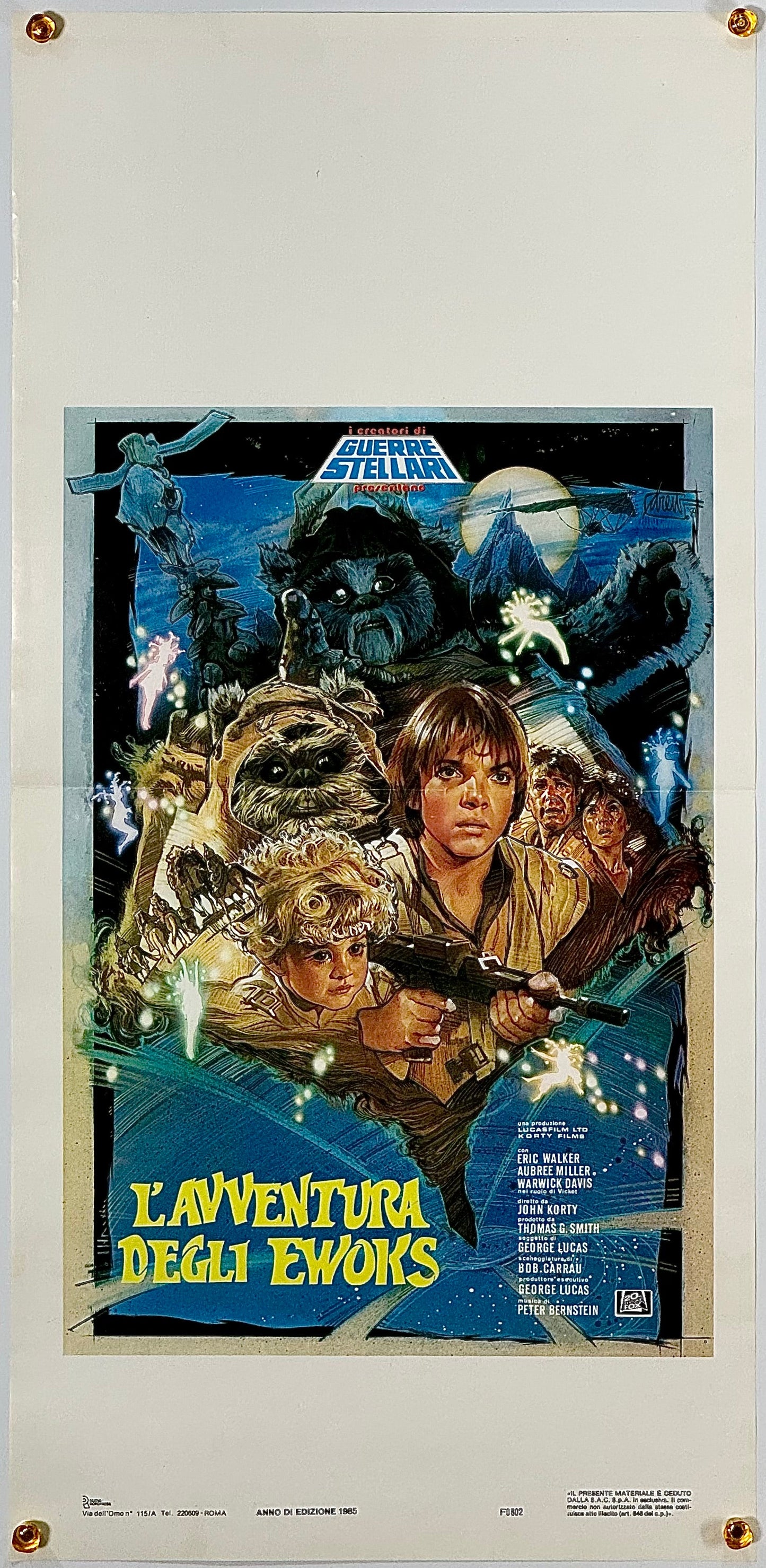 『イウォーク・アドベンチャー』 映画 ポスター イタリア オリジナル [1738]