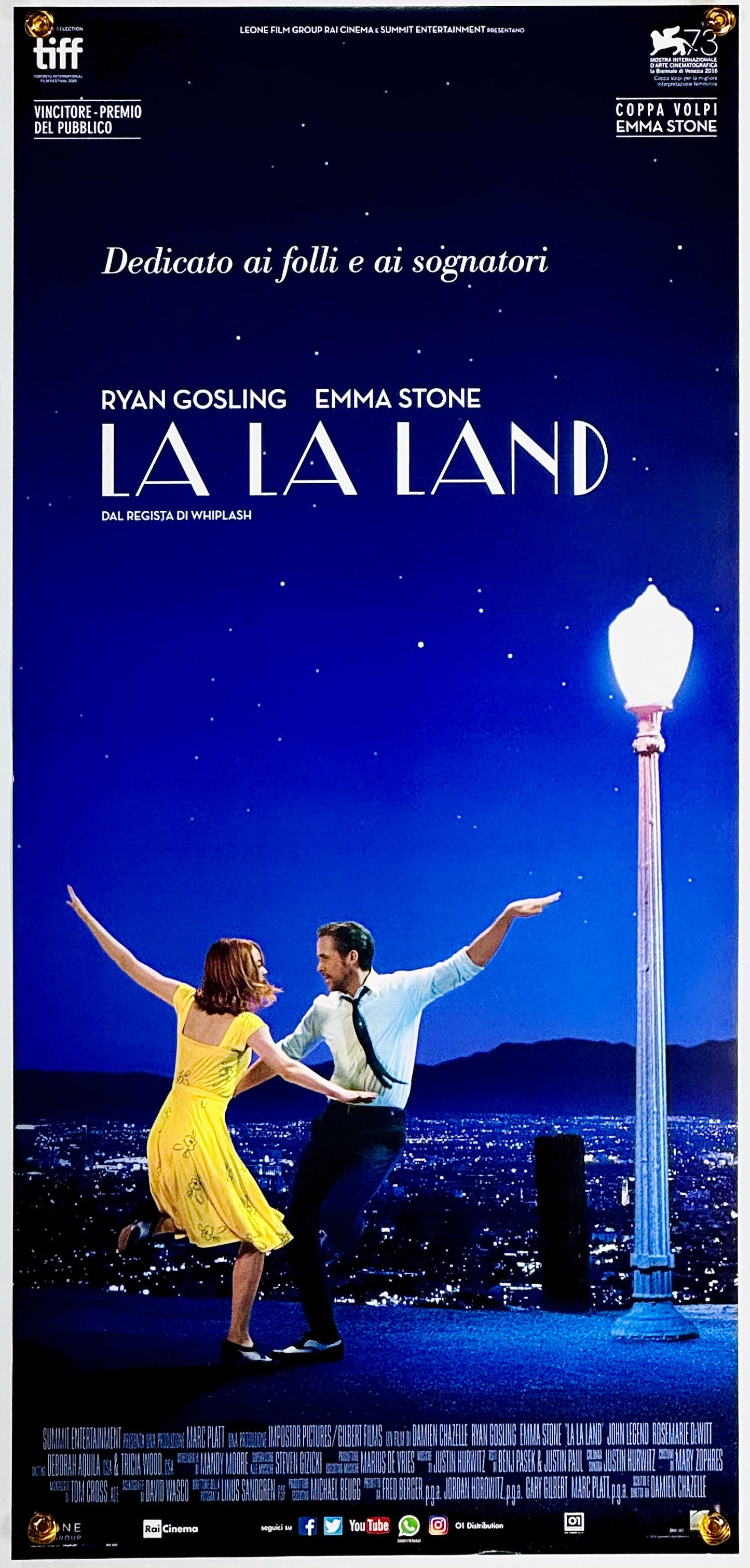 『ラ・ラ・ランド』 映画 ポスター イタリア オリジナル [1740]