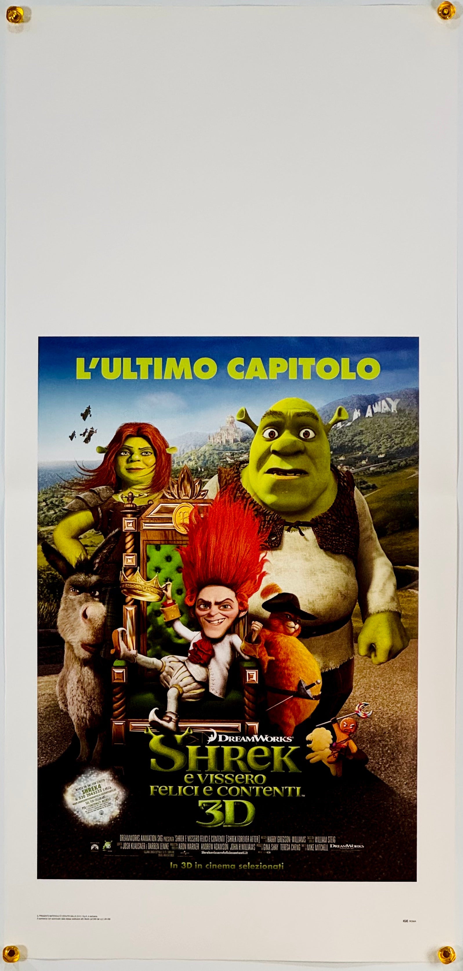 『シュレック フォーエバー』 映画 ポスター イタリア オリジナル [1749]