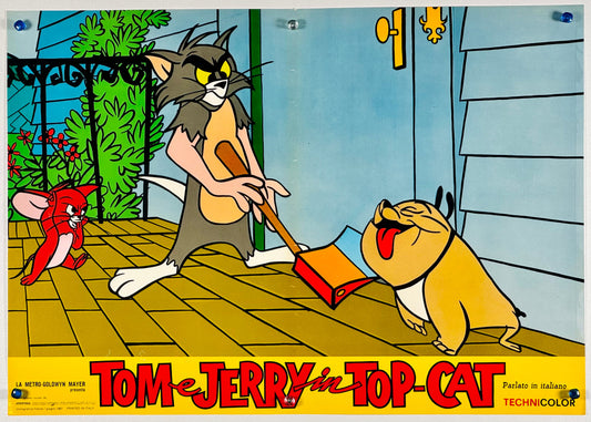 『トムとジェリー Tom e Jerry in Top Cat』 映画 ポスター イタリア オリジナル [174]