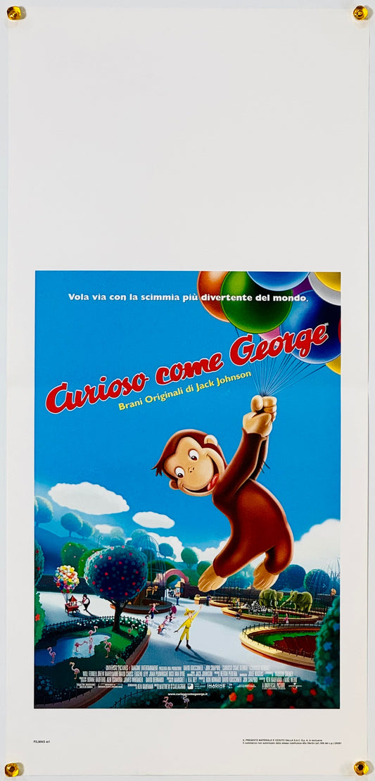 『おさるのジョージ』 映画 ポスター イタリア オリジナル [1755]