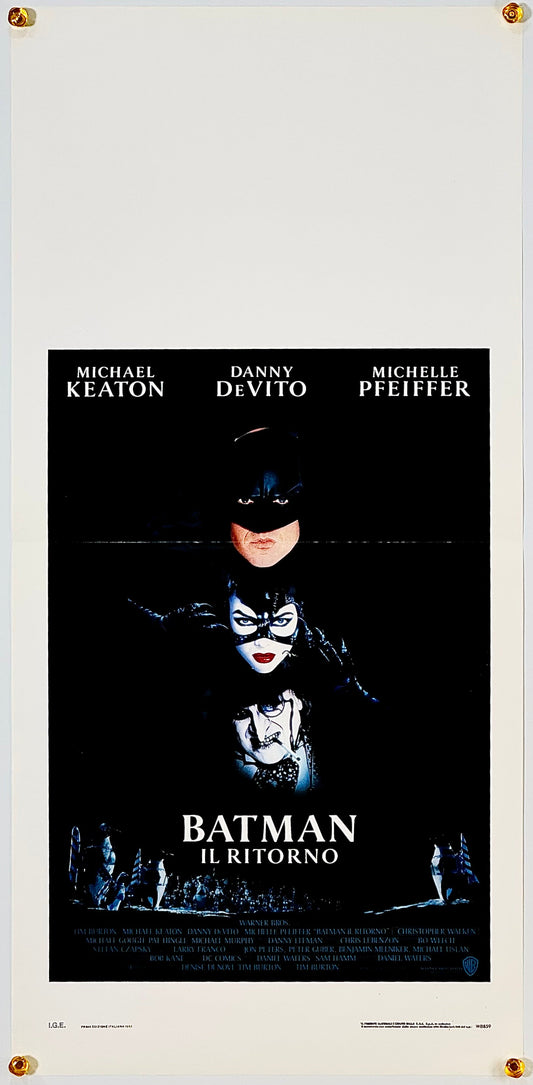 『バットマン リターンズ』 映画 ポスター イタリア オリジナル [1756]