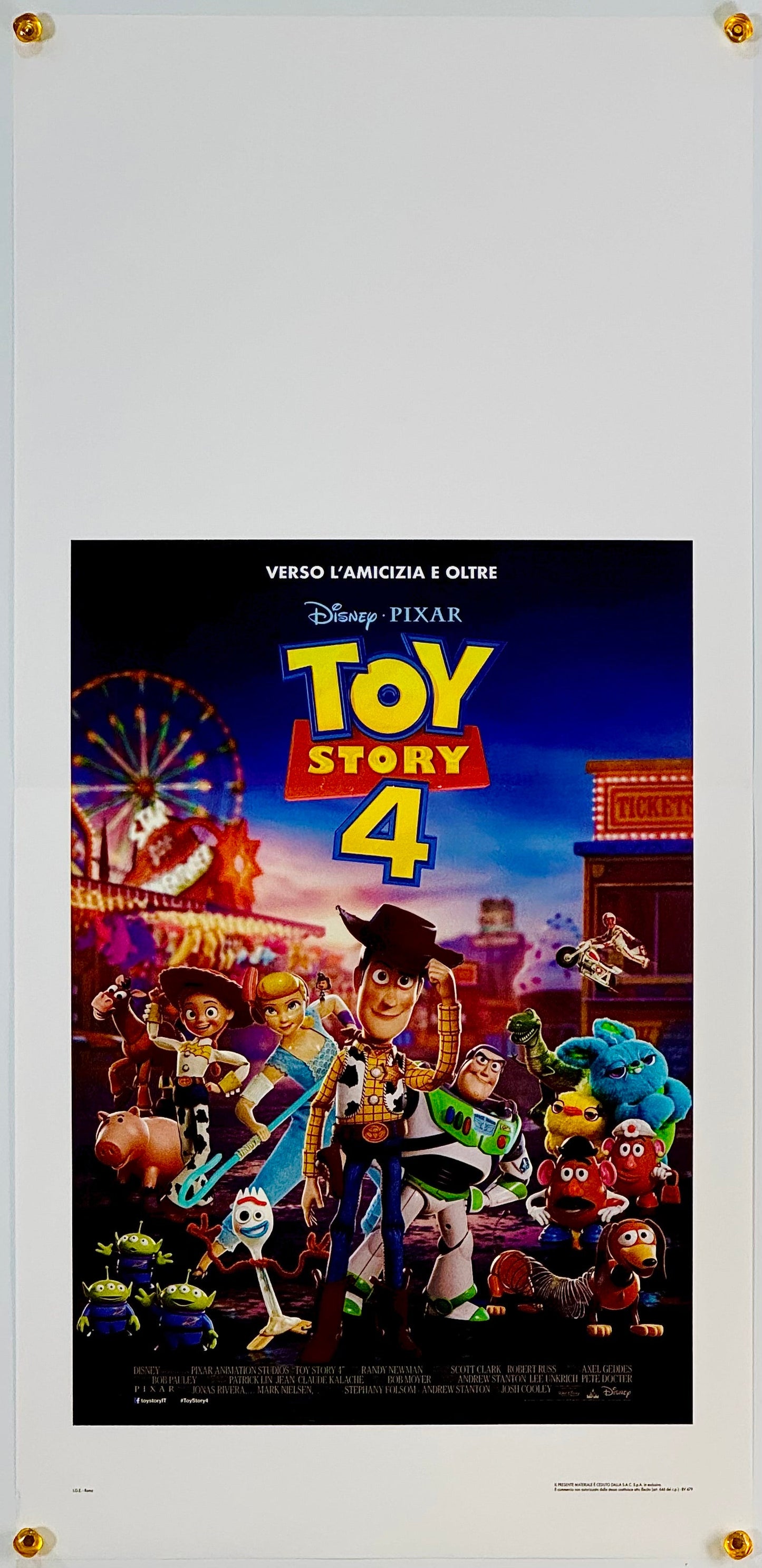 『トイ・ストーリー4』 映画 ポスター イタリア オリジナル [1760]
