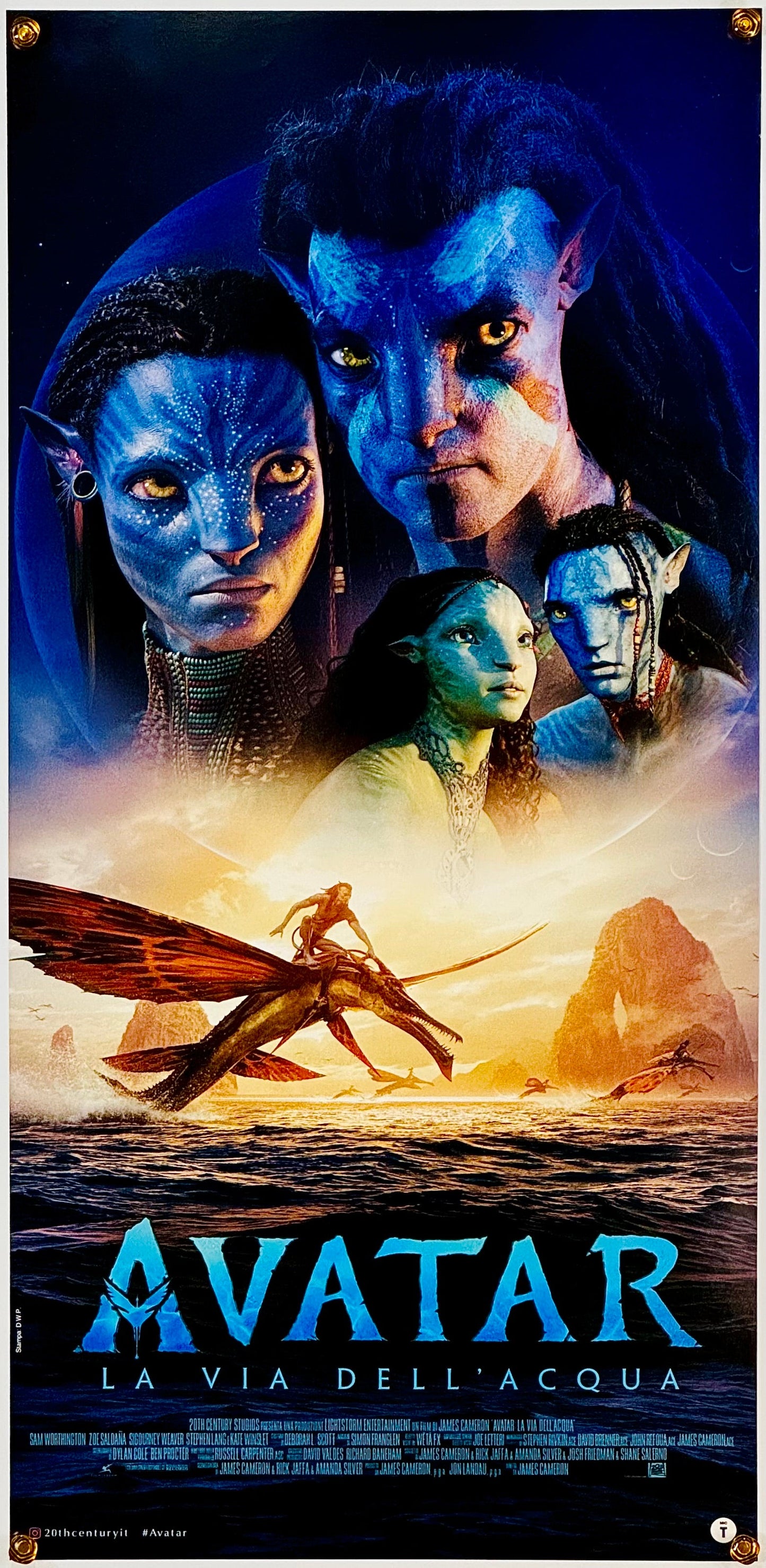 『アバター ウェイ・オブ・ウォーター』 映画 ポスター イタリア オリジナル [1763]