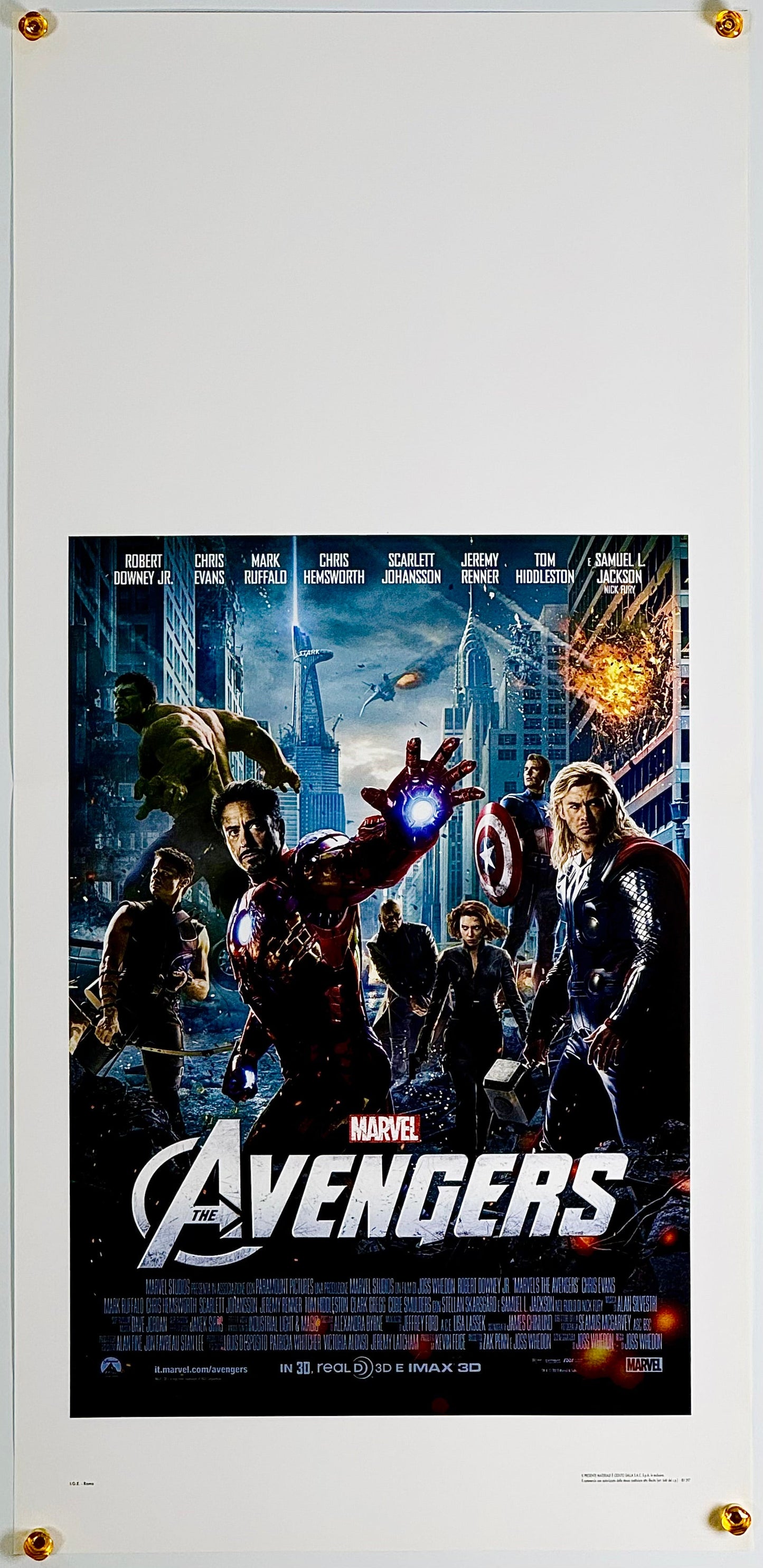 『アベンジャーズ』 映画 ポスター イタリア オリジナル [1764]