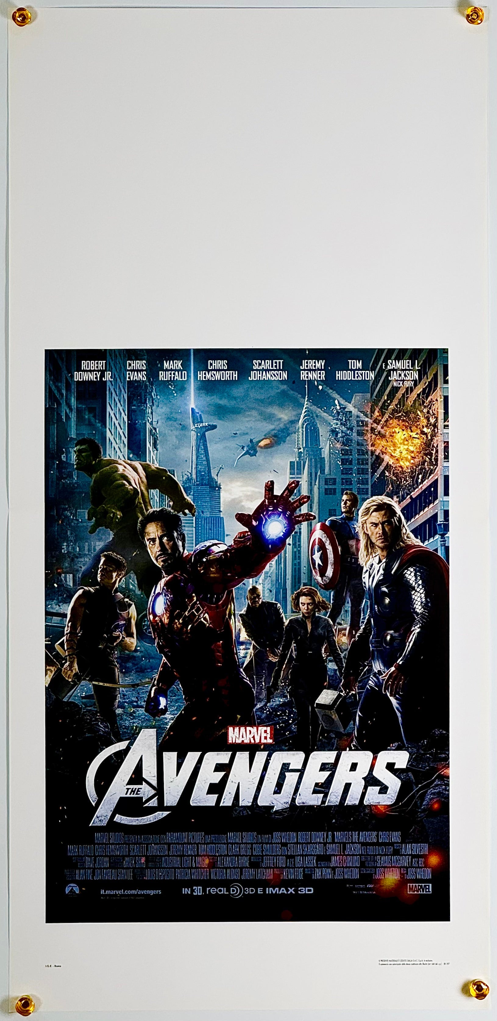 『アベンジャーズ』 映画 ポスター イタリア オリジナル [1764]
