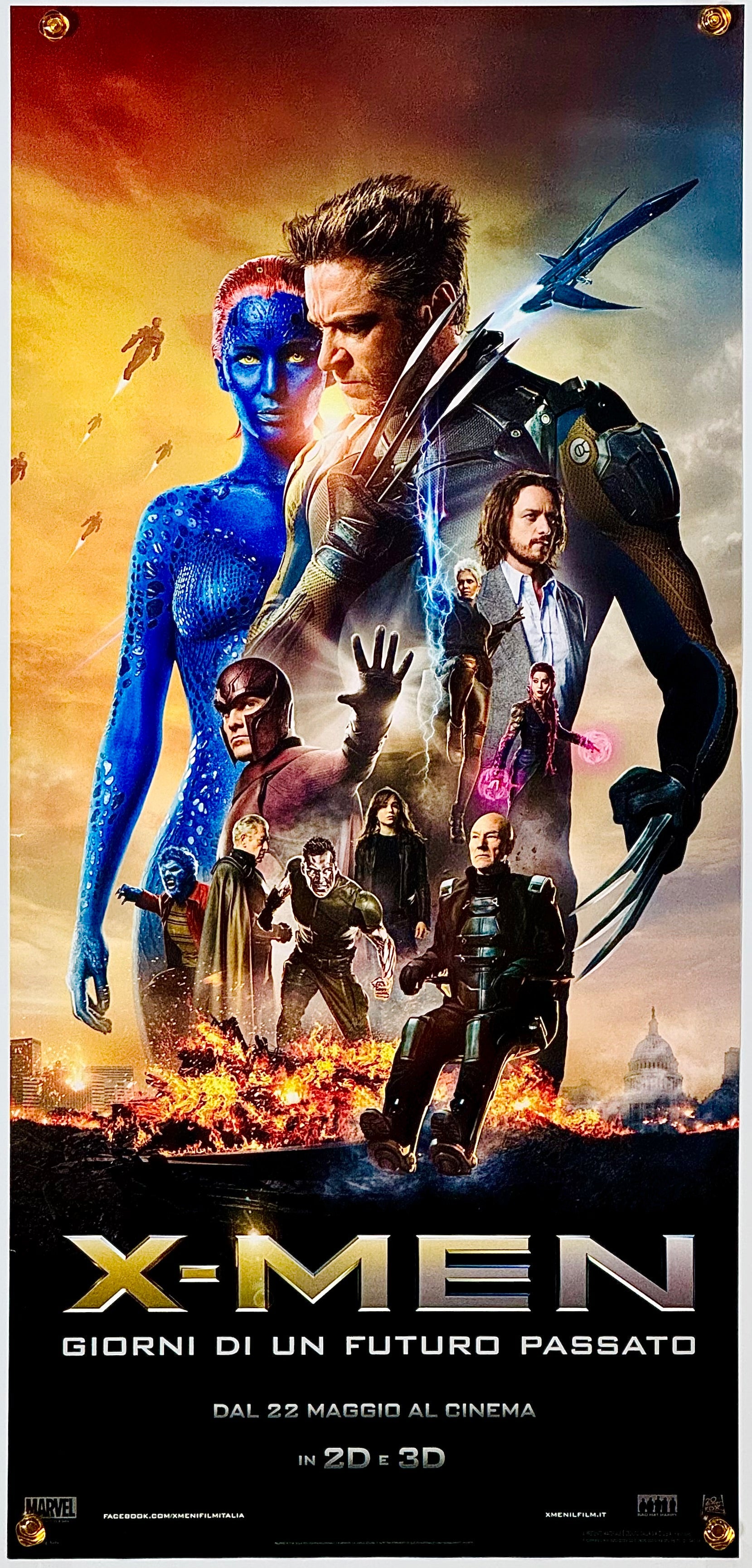 『X-MEN フューチャー＆パスト』 映画 ポスター イタリア オリジナル [1766]