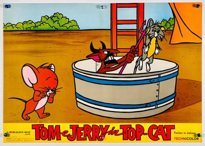 『トムとジェリー Tom e Jerry in Top Cat』 映画 ポスター イタリア オリジナル [176]