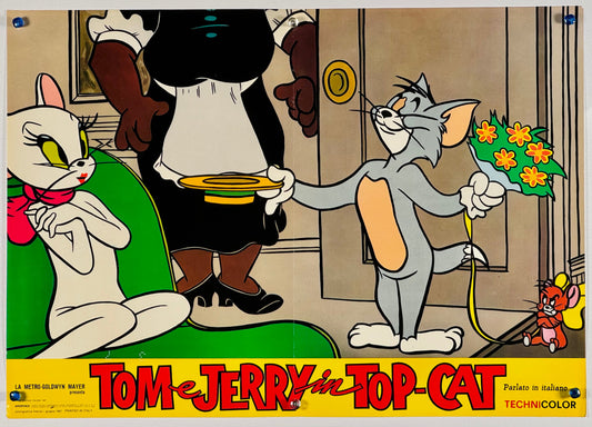 『トムとジェリー Tom e Jerry in Top Cat』 映画 ポスター イタリア オリジナル [177]