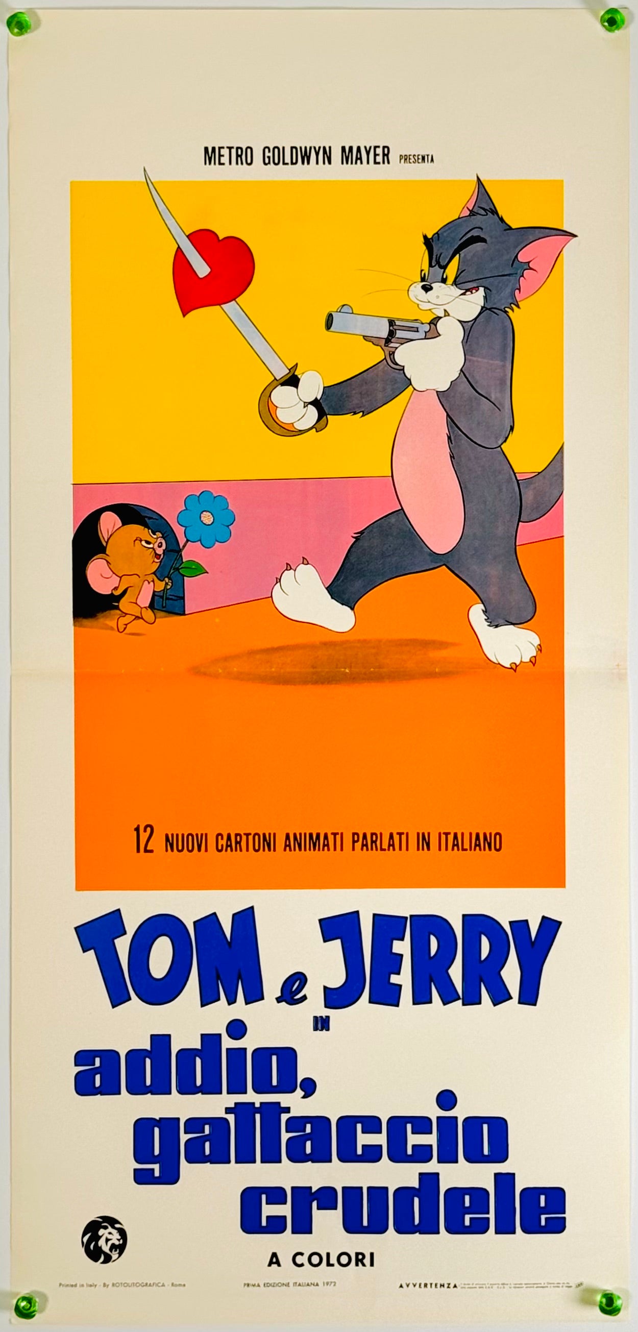 『トムとジェリー Addio gattaccio crudele』 映画 ポスター イタリア オリジナル [1781]