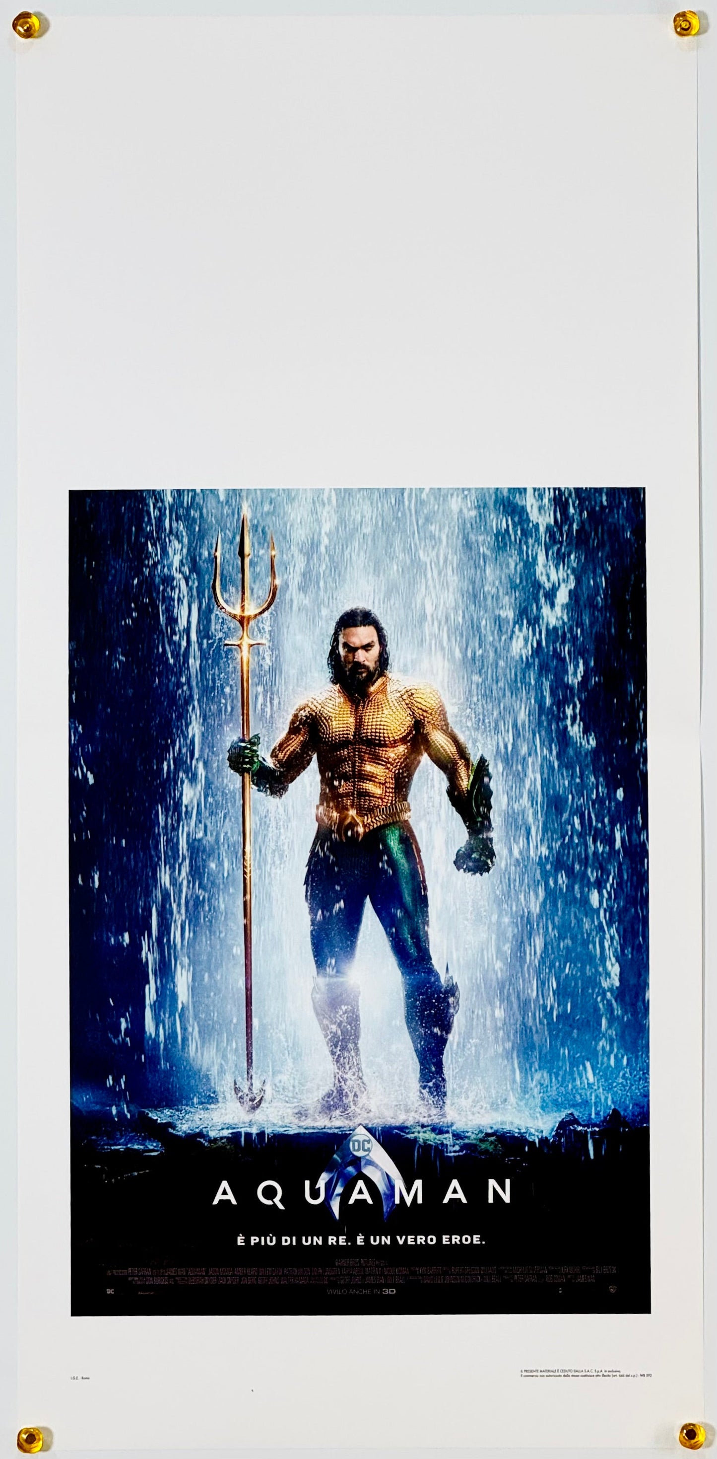 『アクアマン』 映画 ポスター イタリア オリジナル [1783]